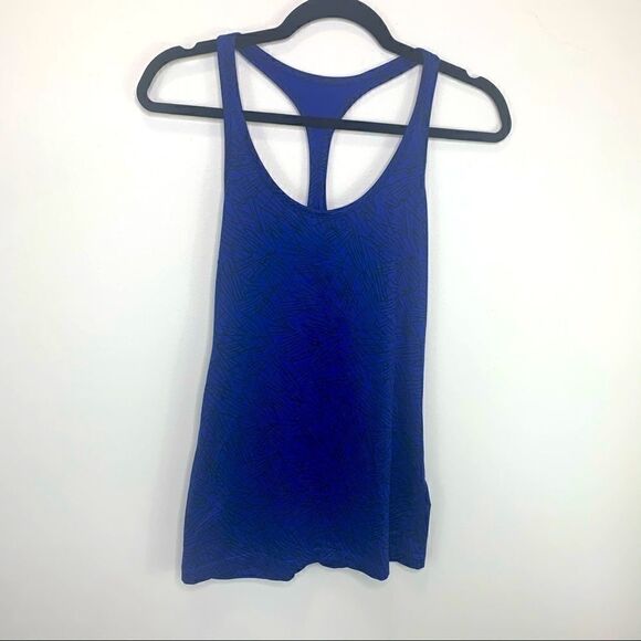 Nike tank Blue black abstract SUPER SOFT Small (J1) - Picture 1 of 6